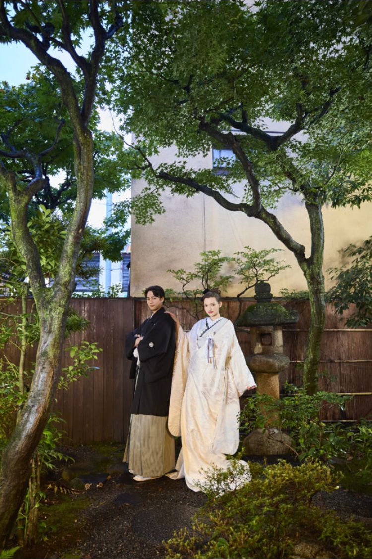 京都での結婚式前撮り和装