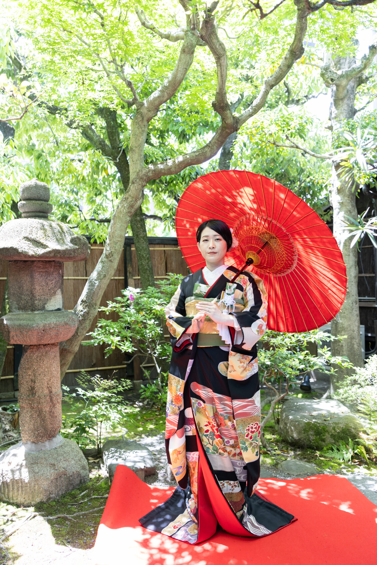 黒引き振袖の花嫁