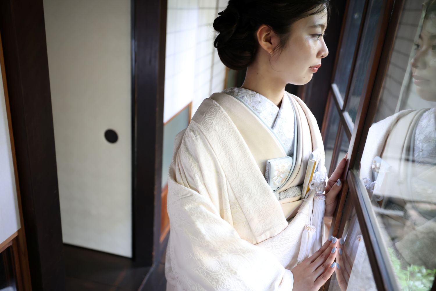 京町家での白無垢フォトウェディング｜京都町家寫眞館