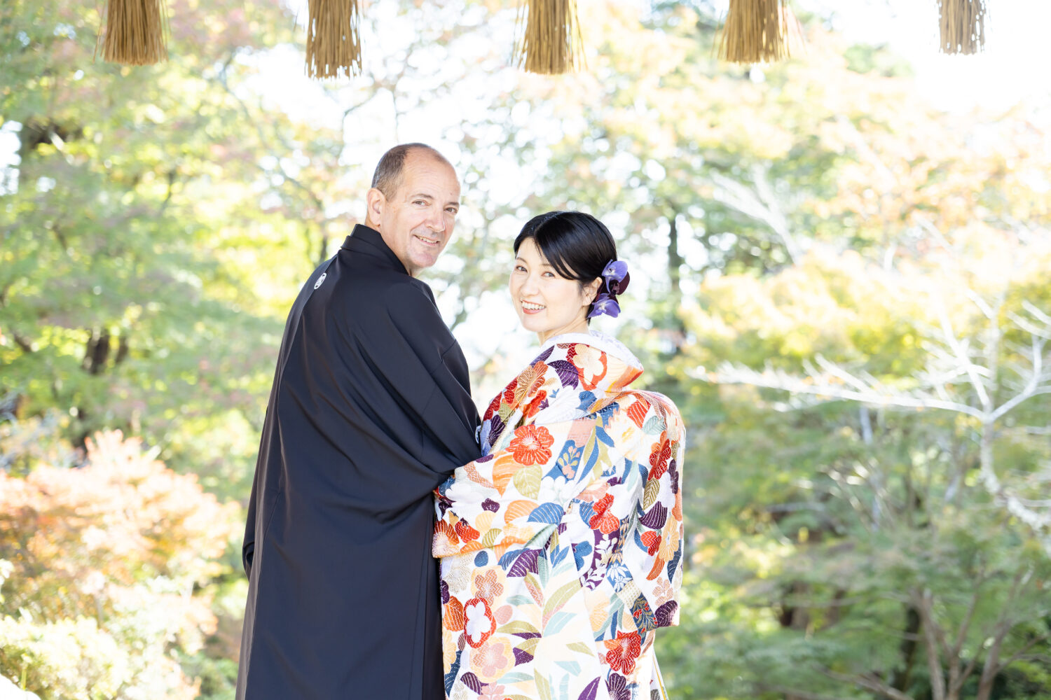 インターナショナルな和のフォトウェディング